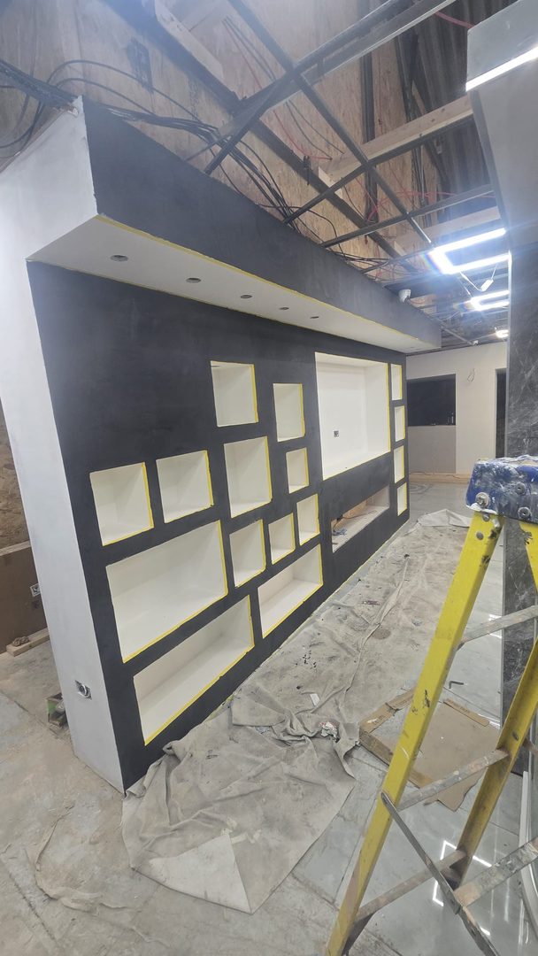 Marmorino wall finish